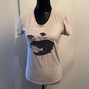 American Apparel Animal Skull T-Shirt Size Large